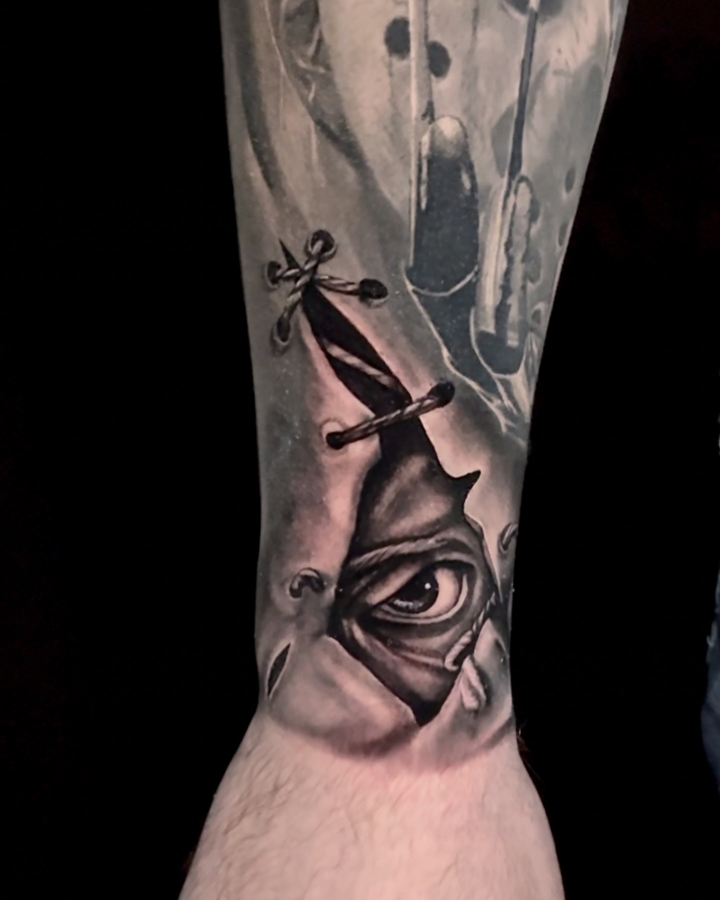 Custom tattoo by Bryn at Crafted Fate Art Collective