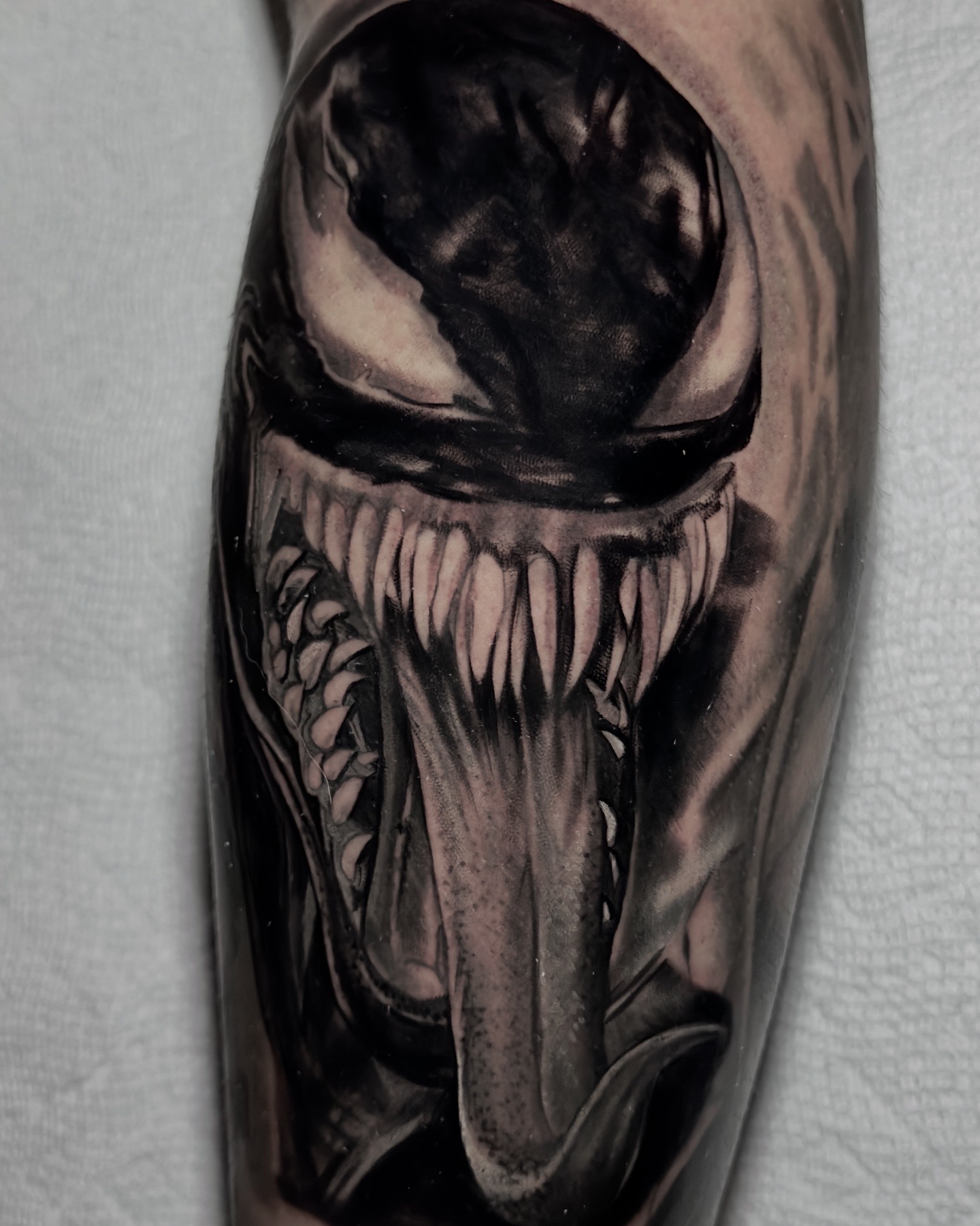 Custom tattoo by Bryn at Crafted Fate Art Collective