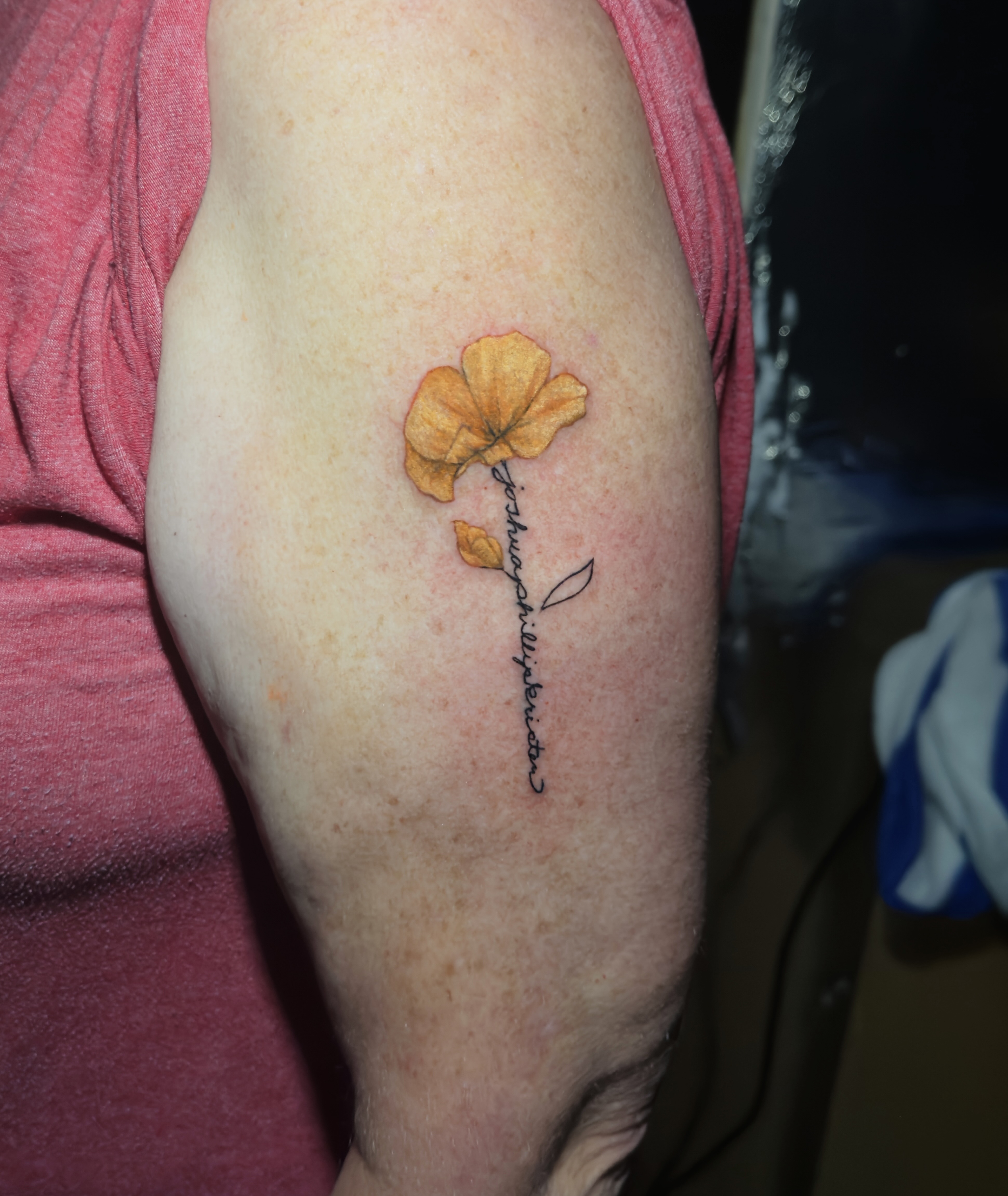 Custom tattoo by Victoria at Crafted Fate Art Collective