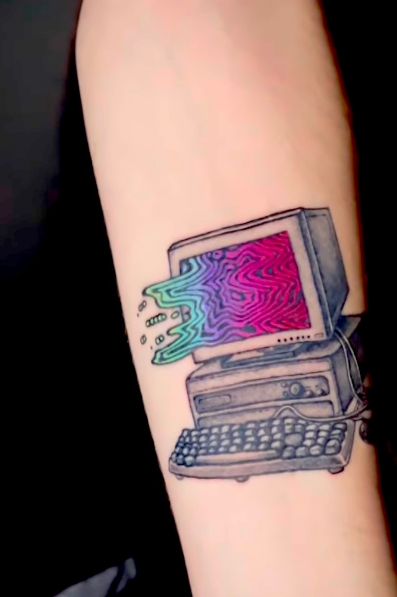 Custom tattoo by Victoria at Crafted Fate Art Collective